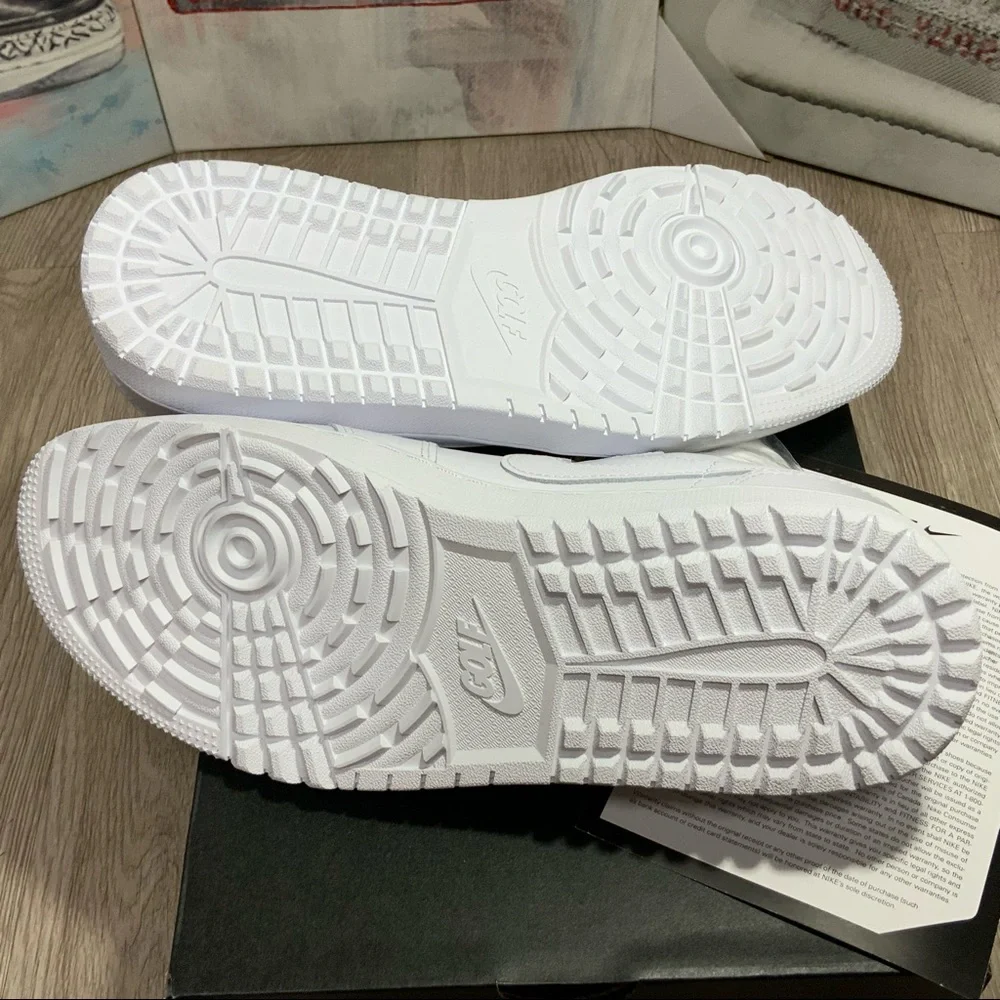 New Nike Air Jordan 1 Low Golf Triple White Size 11 Men’s DD9315-101
